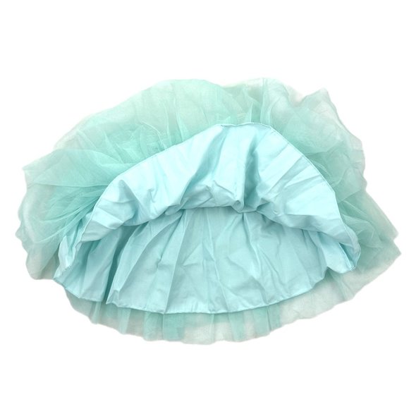 Girl’s Poppy & Plum Light Green Multi-Layer Ballerina Skirt, Size Youth L/XL - Picture 8 of 10